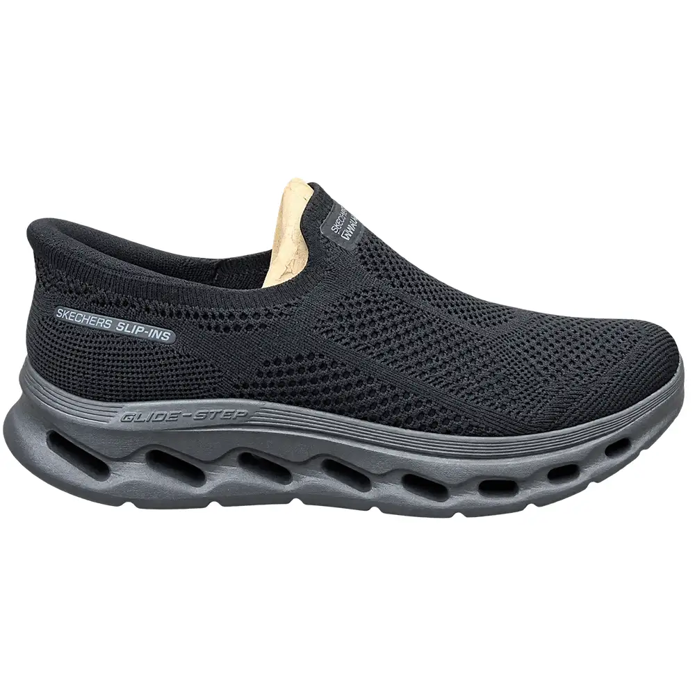 skechers-go-walk-glide-step-2-0-belah-216665bbk (1) کفش رانینگ اسکیچرز skechers go walk glide step مدل 216665BBK